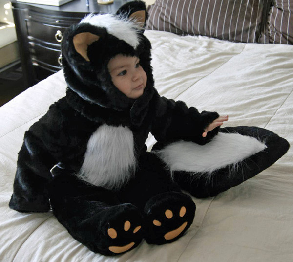 Best ideas about DIY Skunk Costume
. Save or Pin Homemade Toddler Skunk Costume Now.