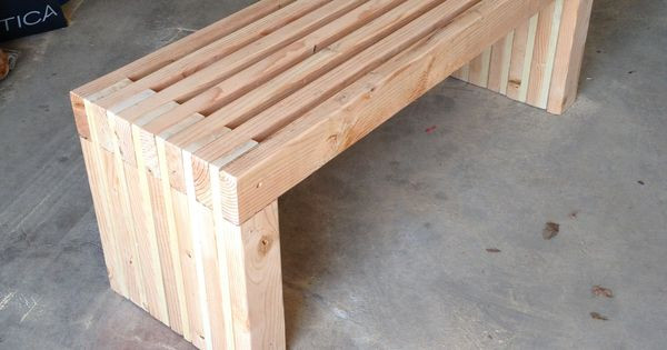 Best ideas about DIY Slat Bench
. Save or Pin easy 2x4 slatted bench Ana White Now.
