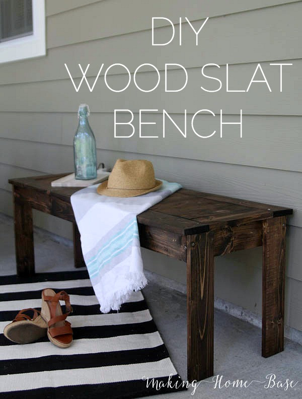 Best ideas about DIY Slat Bench
. Save or Pin DIY Wood Slat Bench West Elm Knock f Now.