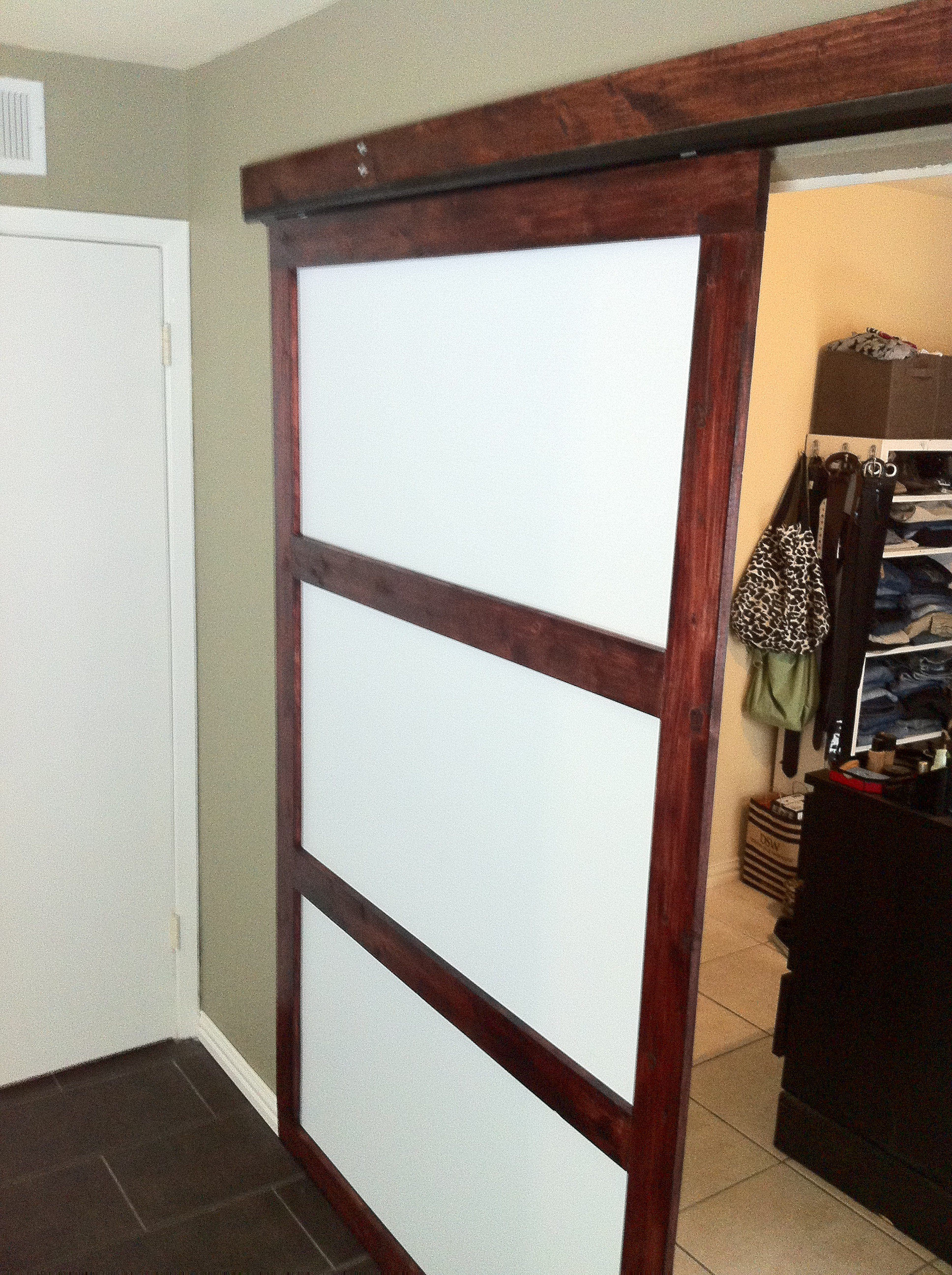 Best ideas about DIY Sliding Closet Doors
. Save or Pin DIY Closet Sliding door Now.