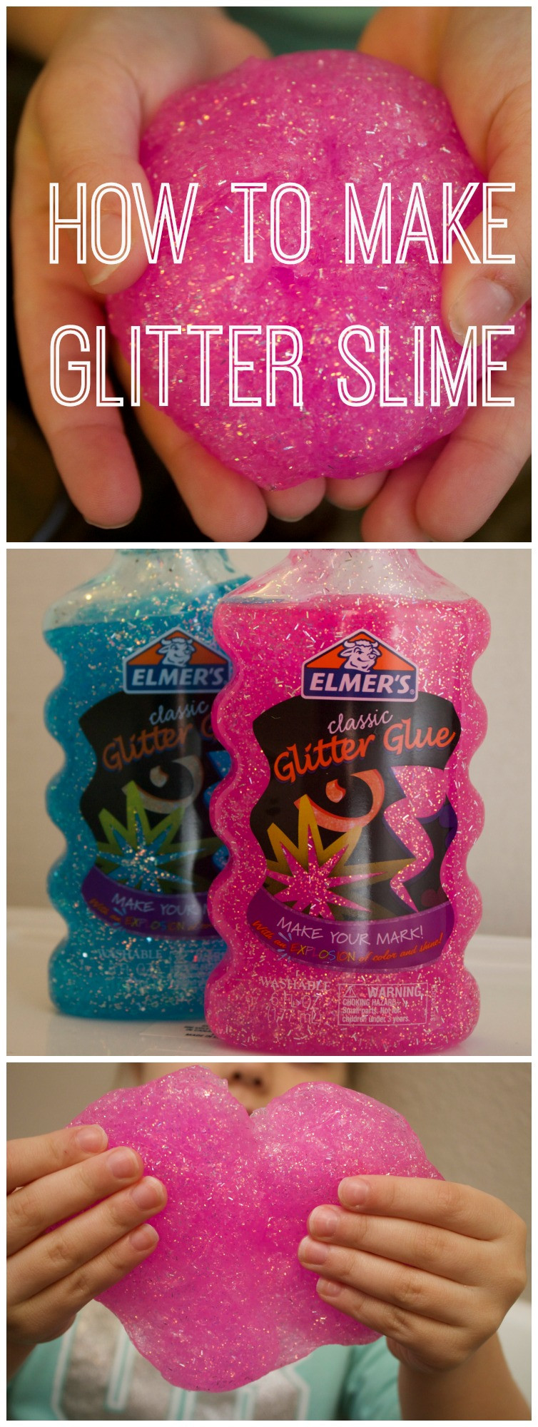 Best ideas about DIY Slime Ingredients
. Save or Pin How to Make Glitter Slime with ly 3 Ingre nts Now.