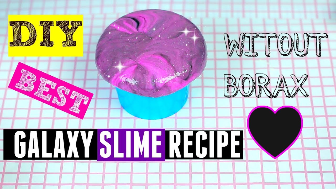 Best ideas about DIY Slime With Borax
. Save or Pin DIY Galaxy Slime Without Borax Recipe How to make glitter Now.