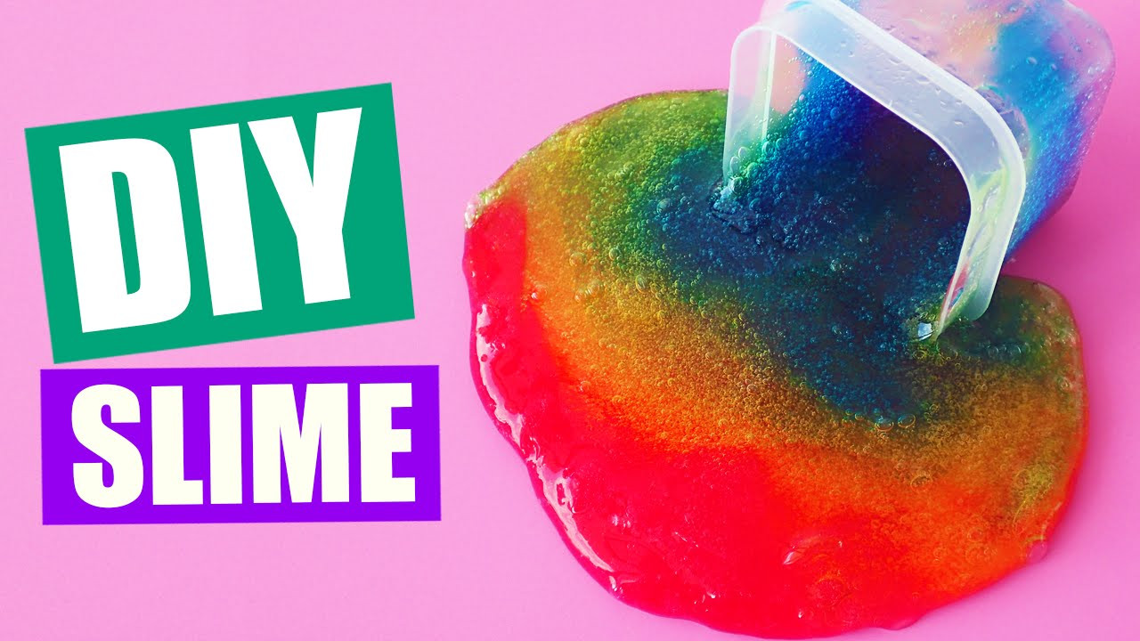 Best ideas about DIY Slime With Borax
. Save or Pin DIY Rainbow Slime without Borax or Liquid Starch by Bum Now.