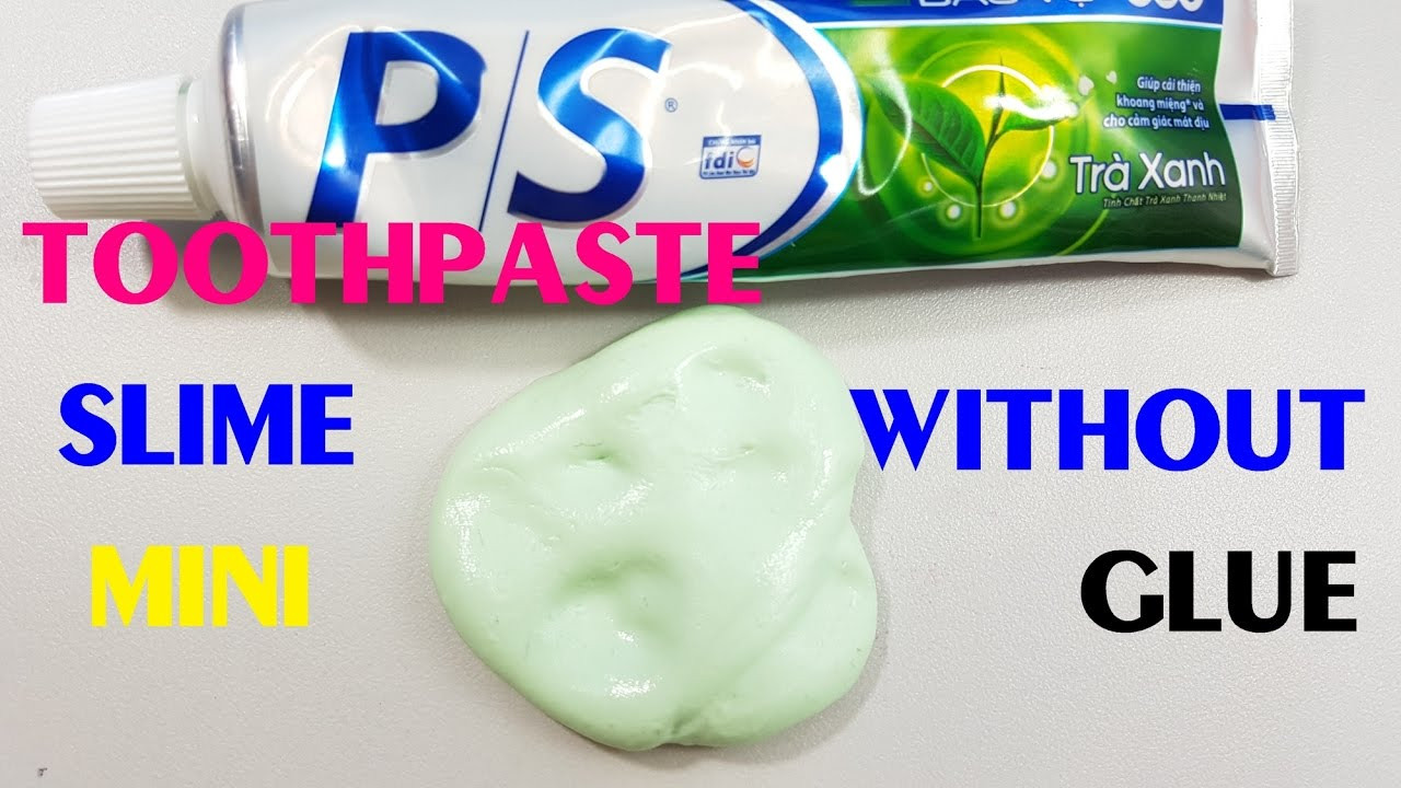 Best ideas about DIY Slime Without Glue
. Save or Pin DIY Toothpaste Slime Mini Without Glue Slime No Glue Now.