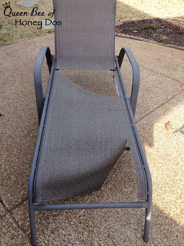 Best ideas about DIY Sling Chair Replacement
. Save or Pin How to Repair Sling Chairs & Chaises • Queen Bee of Honey Dos Now.