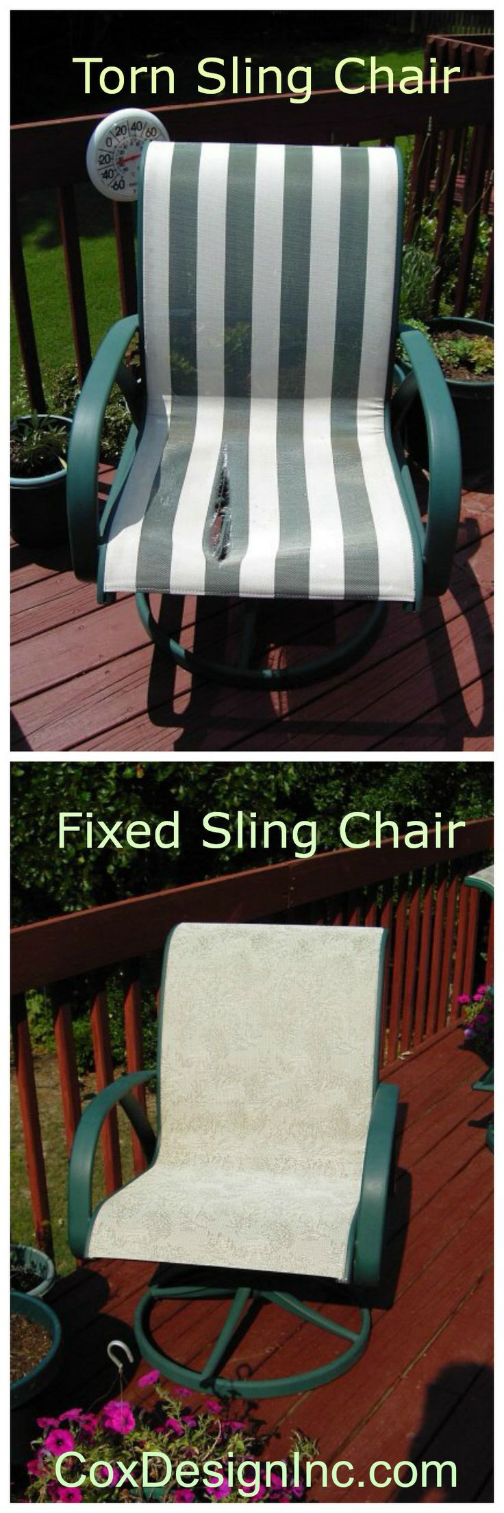 Best ideas about DIY Sling Chair Replacement
. Save or Pin We can replace the fabric in sling type chairs to make Now.