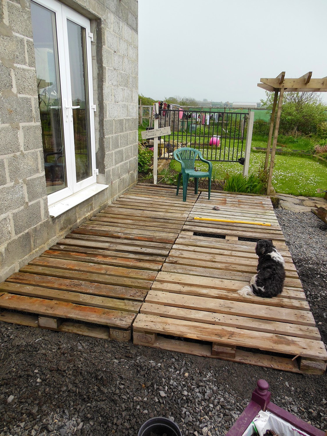 Best ideas about DIY Small Deck
. Save or Pin Coach House Crafting on a bud Diy pallet wood decking Now.