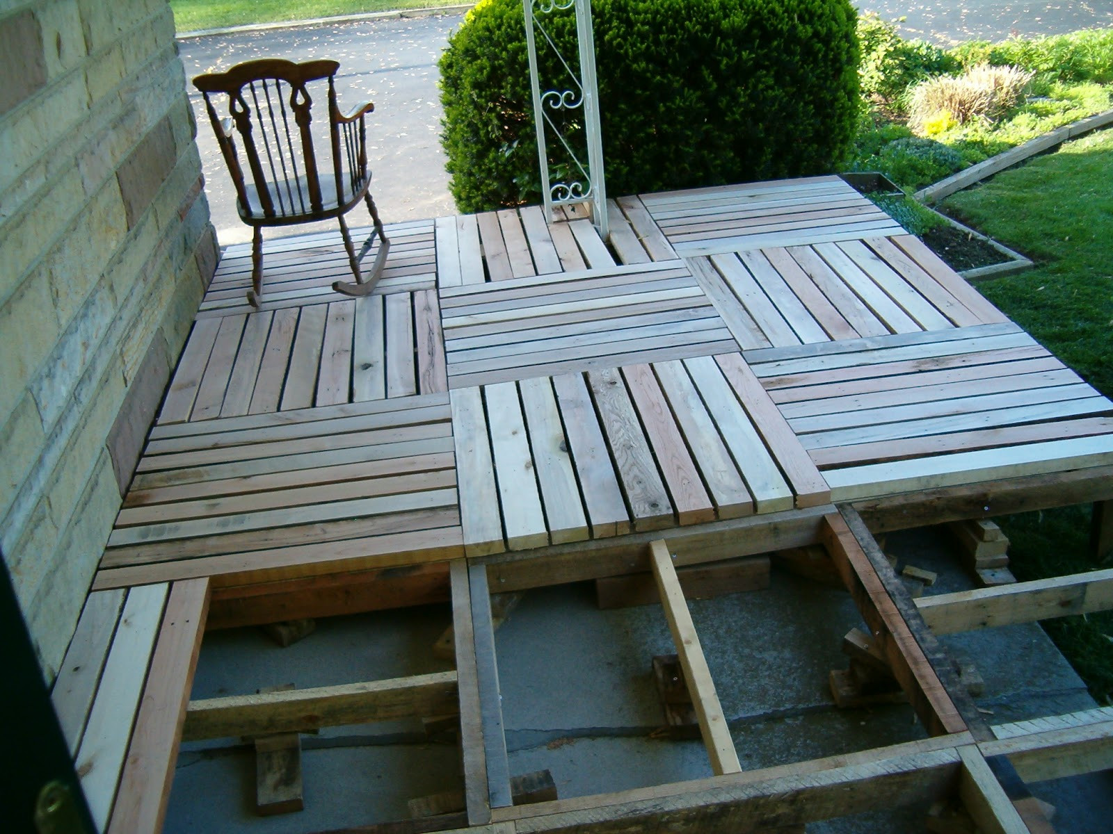 Best ideas about DIY Small Deck
. Save or Pin Redo Redux Revisiting Past Projects Pallet Wood Front Porch Now.