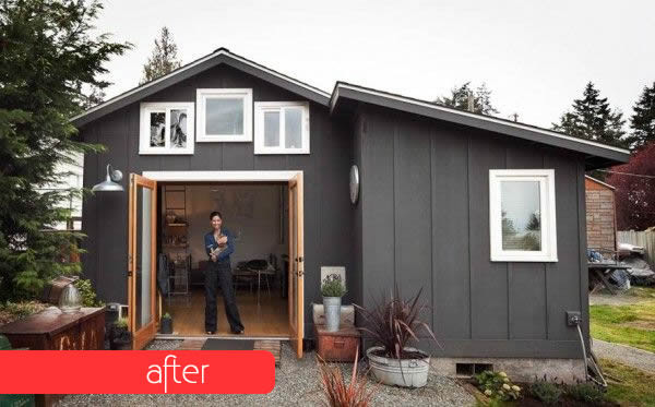 Best ideas about DIY Small Houses
. Save or Pin Boring Garage Turned into Fancy Small Home in Seattle Now.