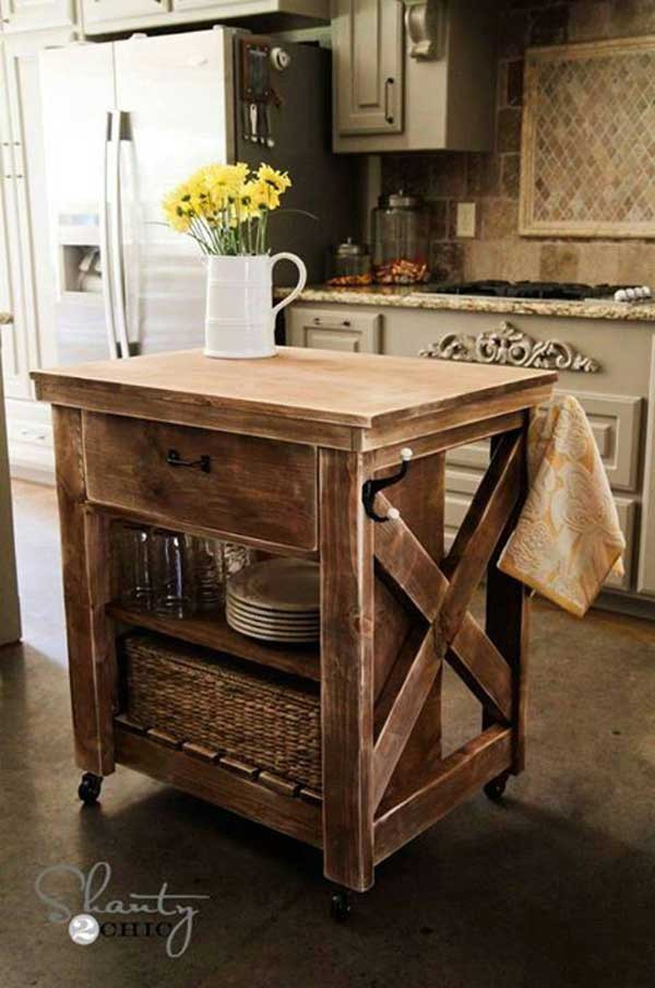 Best ideas about DIY Small Kitchen Island
. Save or Pin 32 Simple Rustic Homemade Kitchen Islands Now.
