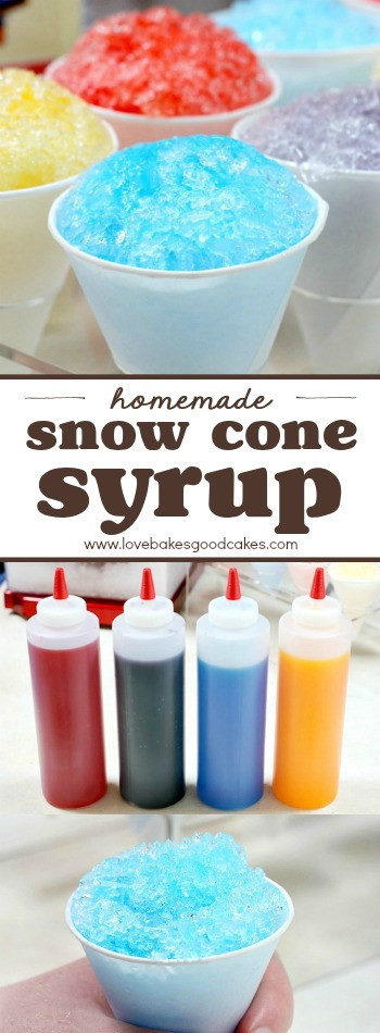 Best ideas about DIY Snow Cone Syrup
. Save or Pin Homemade Snow Cone Syrup SummerDessertWeek Now.