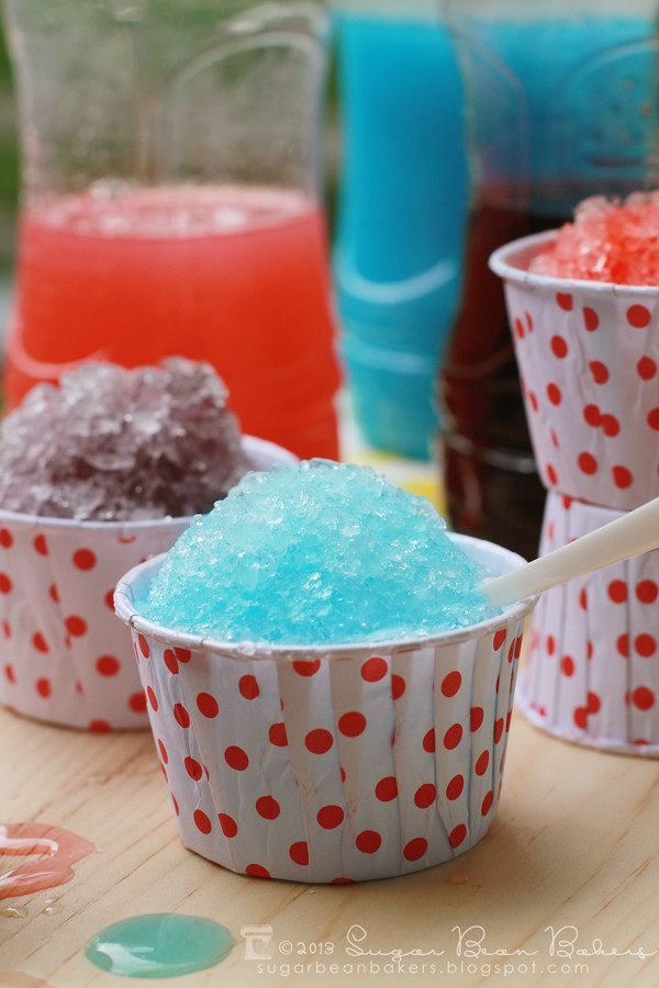 Best ideas about DIY Snow Cone Syrup
. Save or Pin Sugar Bean Bakers Homemade Snow Cone Syrup Now.