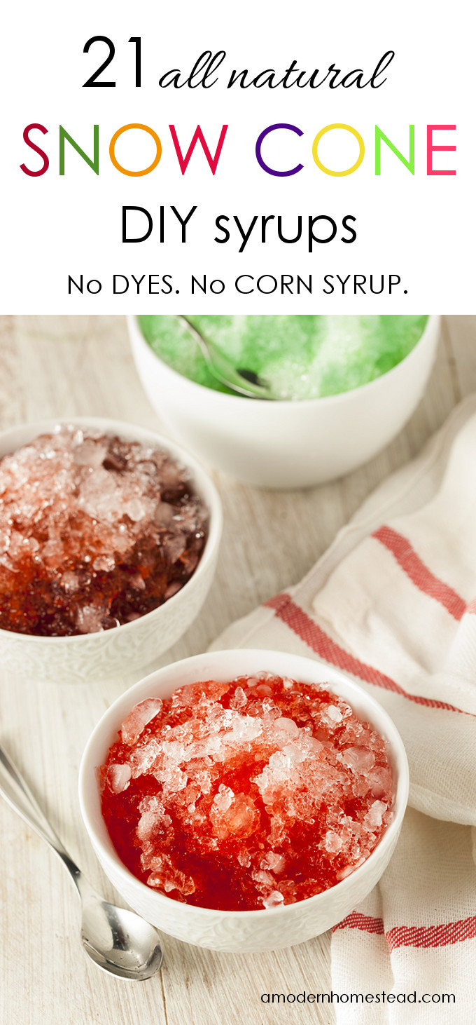 Best ideas about DIY Snow Cone Syrup
. Save or Pin 21 All Natural DIY Snow Cone Syrup Recipes Now.