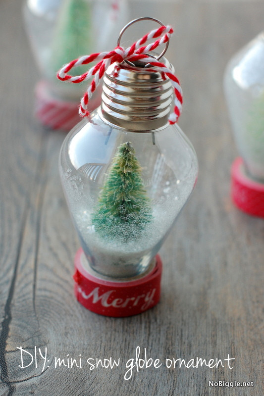 Best ideas about DIY Snow Globe
. Save or Pin DIY mini snow globe ornament Now.