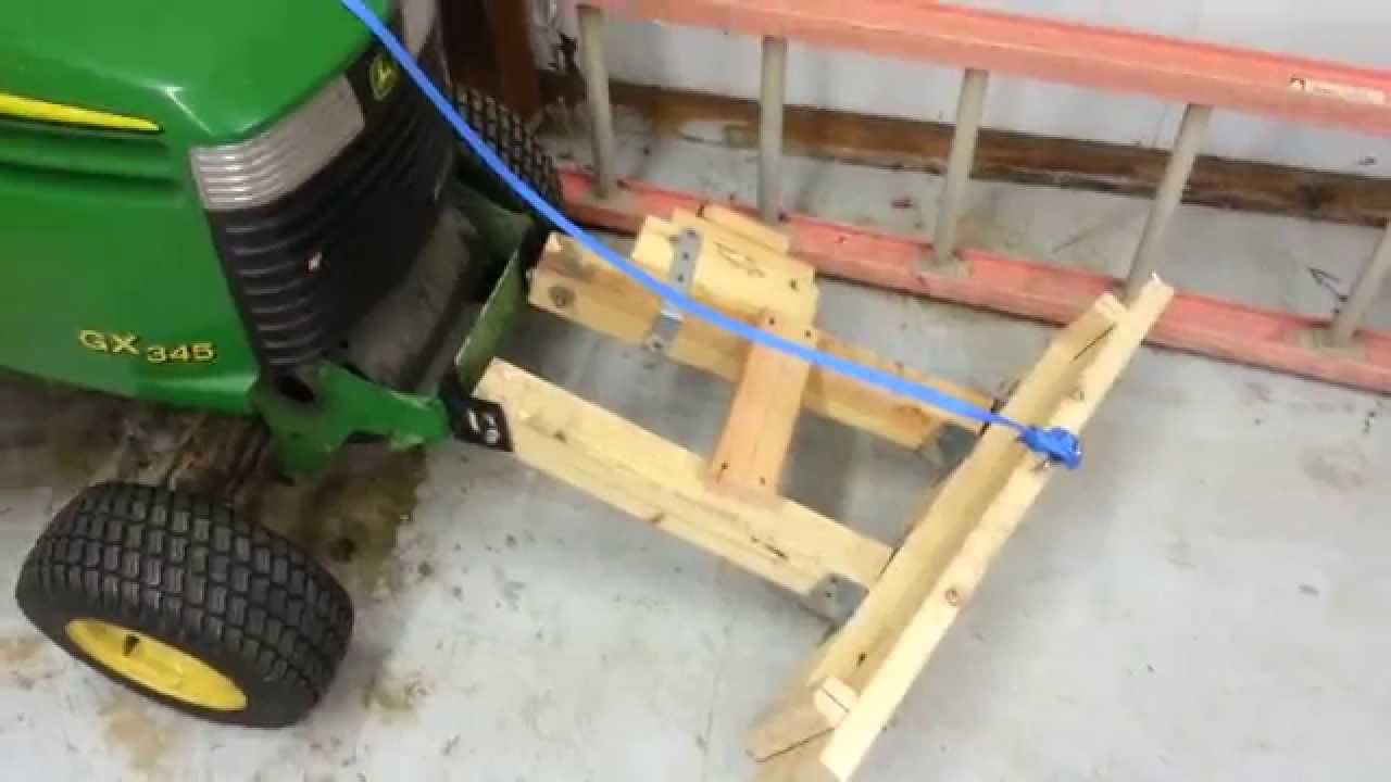 Best ideas about DIY Snow Plow
. Save or Pin Homemade snow plow for lawnmower for $12 How to Now.
