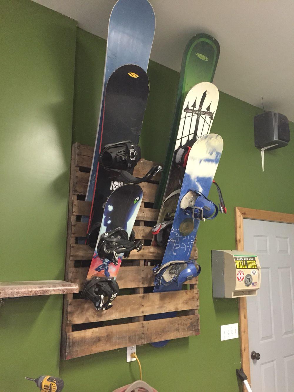 Best ideas about DIY Snowboard Rack
. Save or Pin Pallet Snowboard rack Reclaimed Things Now.