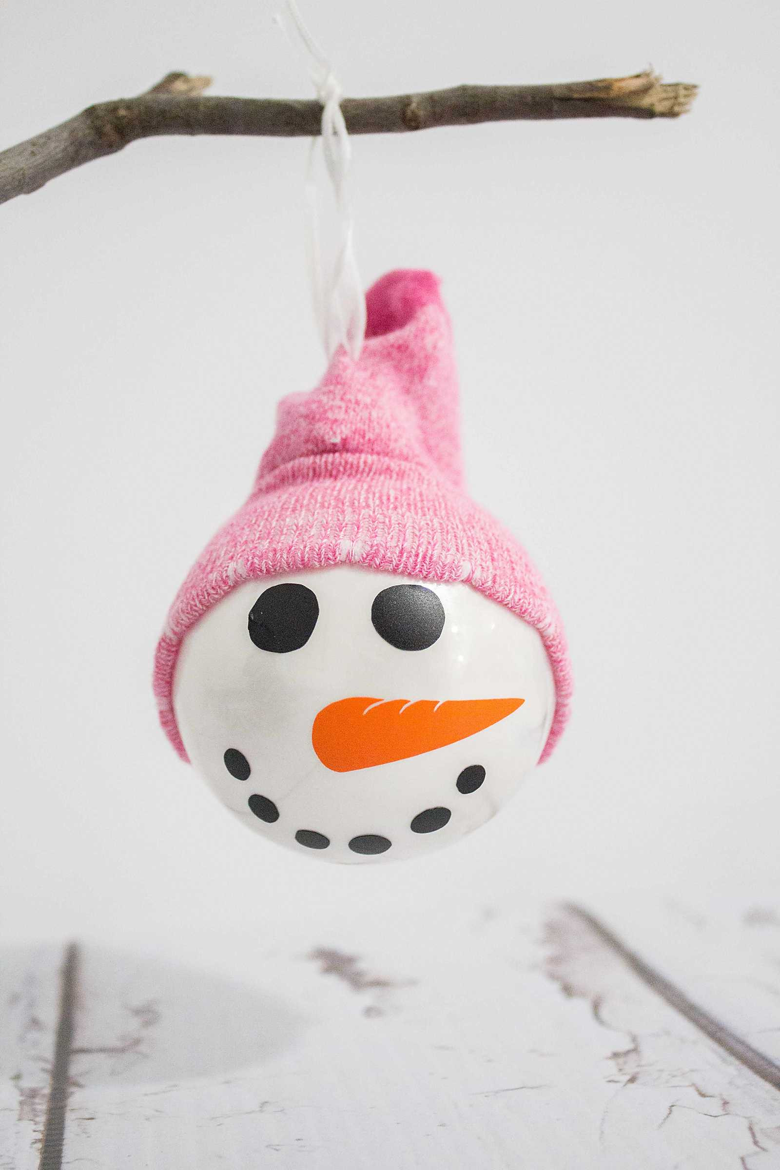 Best ideas about DIY Snowman Ornaments
. Save or Pin DIY Snowman Ornament With A Sock Hat Now.
