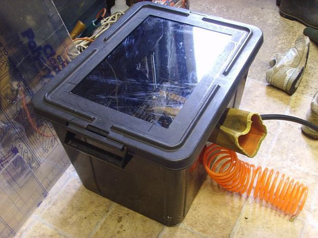 Best ideas about DIY Soda Blaster Plans
. Save or Pin Homemade Shot Grit Blasting Cabinet Now.