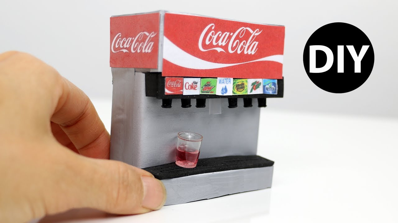 Best ideas about DIY Soda Fountain
. Save or Pin How to Make Miniature Coca Cola Soda Fountain Machine No Now.