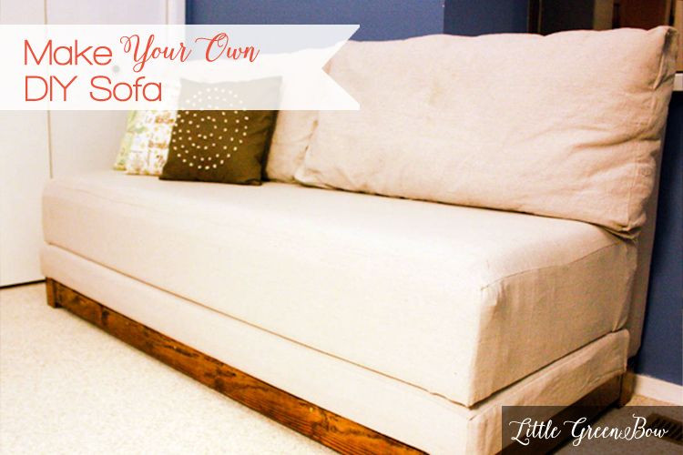 Best ideas about DIY Sofa Bed
. Save or Pin Make Your Own DIY Couch with help from Bed Now.