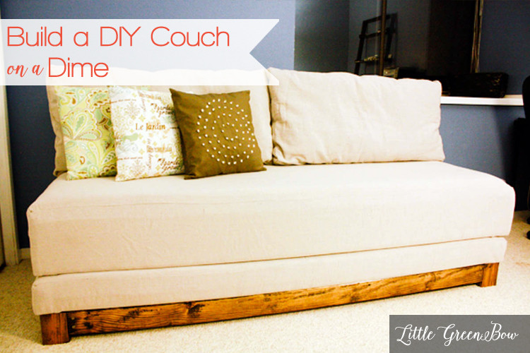 Best ideas about DIY Sofa Bed
. Save or Pin Make Your Own DIY Couch with help from Little Green Bow Now.