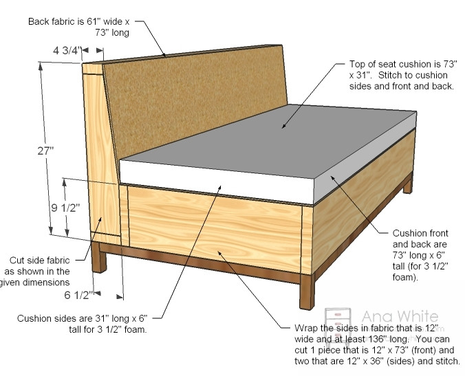 Best ideas about DIY Sofa Plans
. Save or Pin Ana White Now.