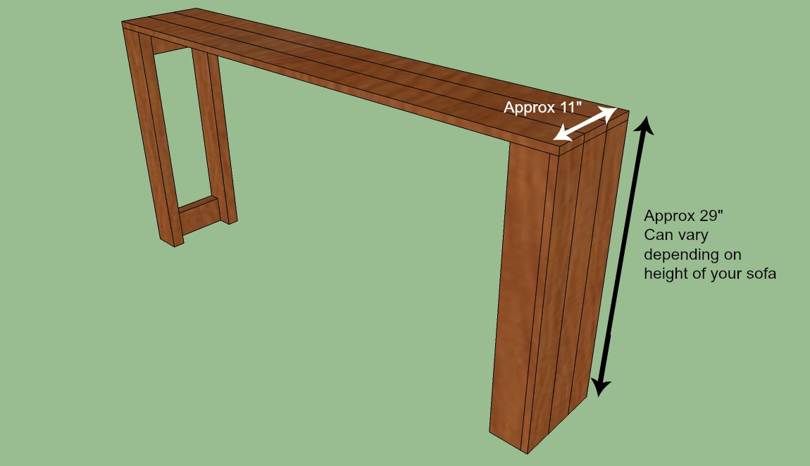 Best ideas about DIY Sofa Table Plans
. Save or Pin DIY Console Table Plans Now.