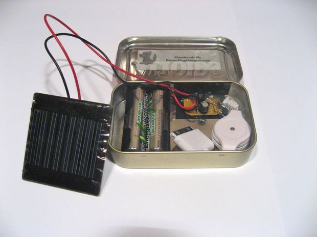 Best ideas about DIY Solar Phone Charger
. Save or Pin Solar Altoids iPhone iPod Charger Now.