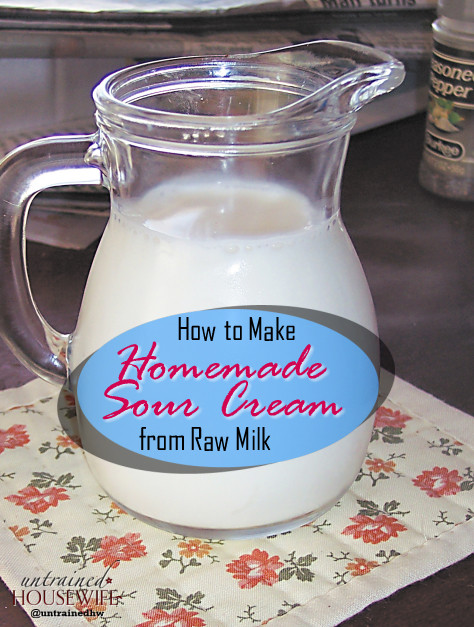 Best ideas about DIY Sour Cream
. Save or Pin How to Make Homemade Sour Cream From Raw Milk Now.