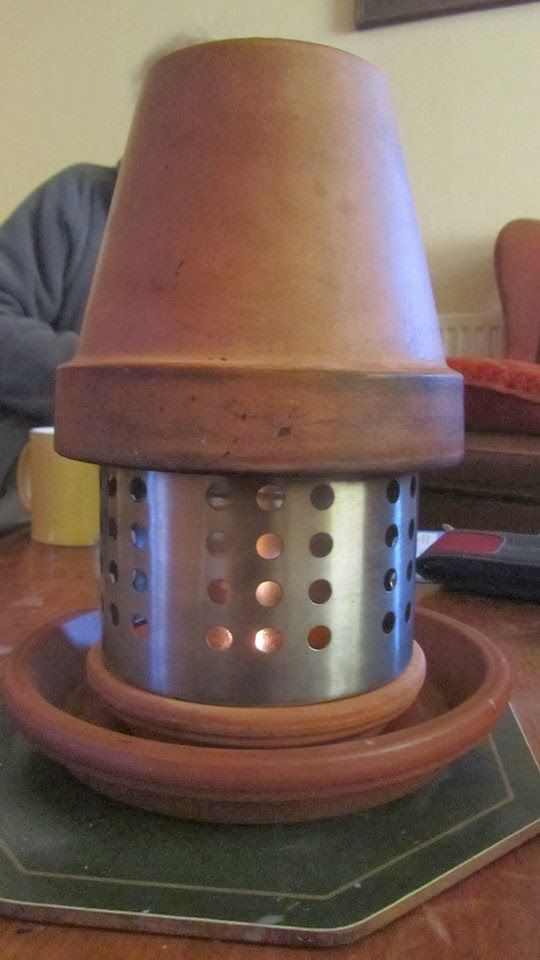 Best ideas about DIY Space Heater
. Save or Pin Candle Heater Tent & The Terra Cotta Space Heater Can Heat Now.