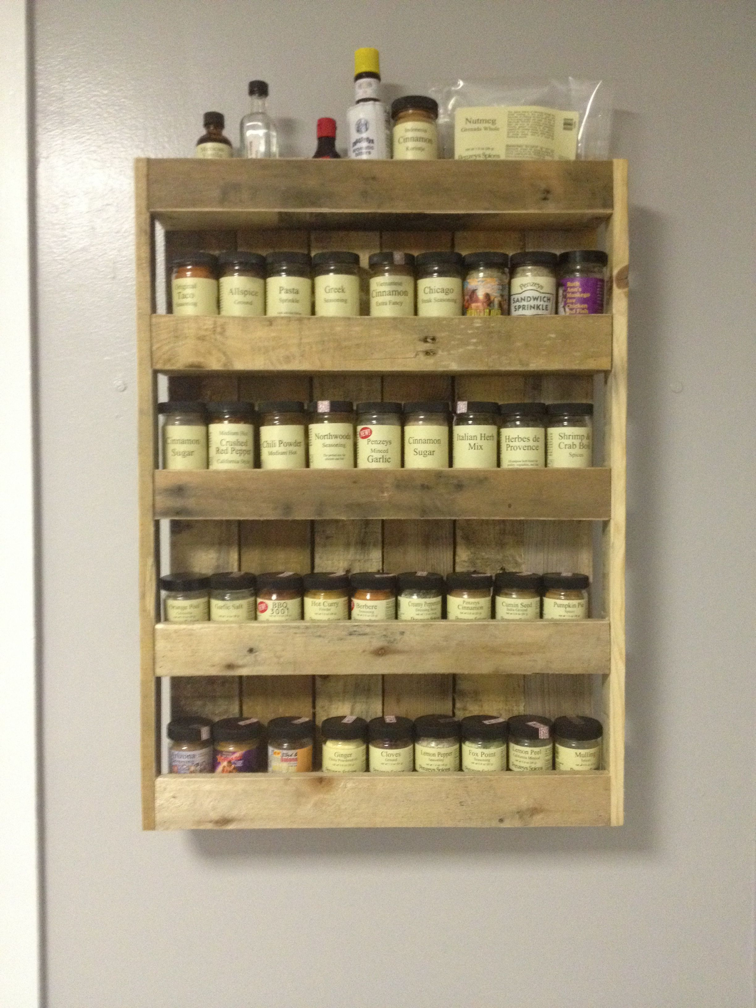 Best ideas about DIY Spice Rack Ideas
. Save or Pin Spice rack made from pallets Pallet ideas Now.