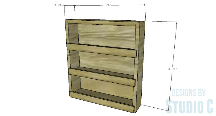 Best ideas about DIY Spice Rack Plans
. Save or Pin DIY Furniture Plans to Build a Mini Spice Rack Now.