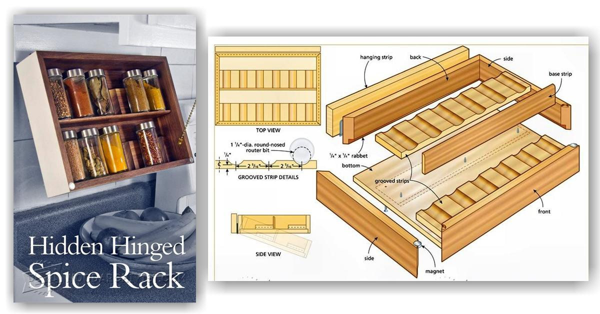 Best ideas about DIY Spice Rack Plans
. Save or Pin DIY Spice Rack • WoodArchivist Now.