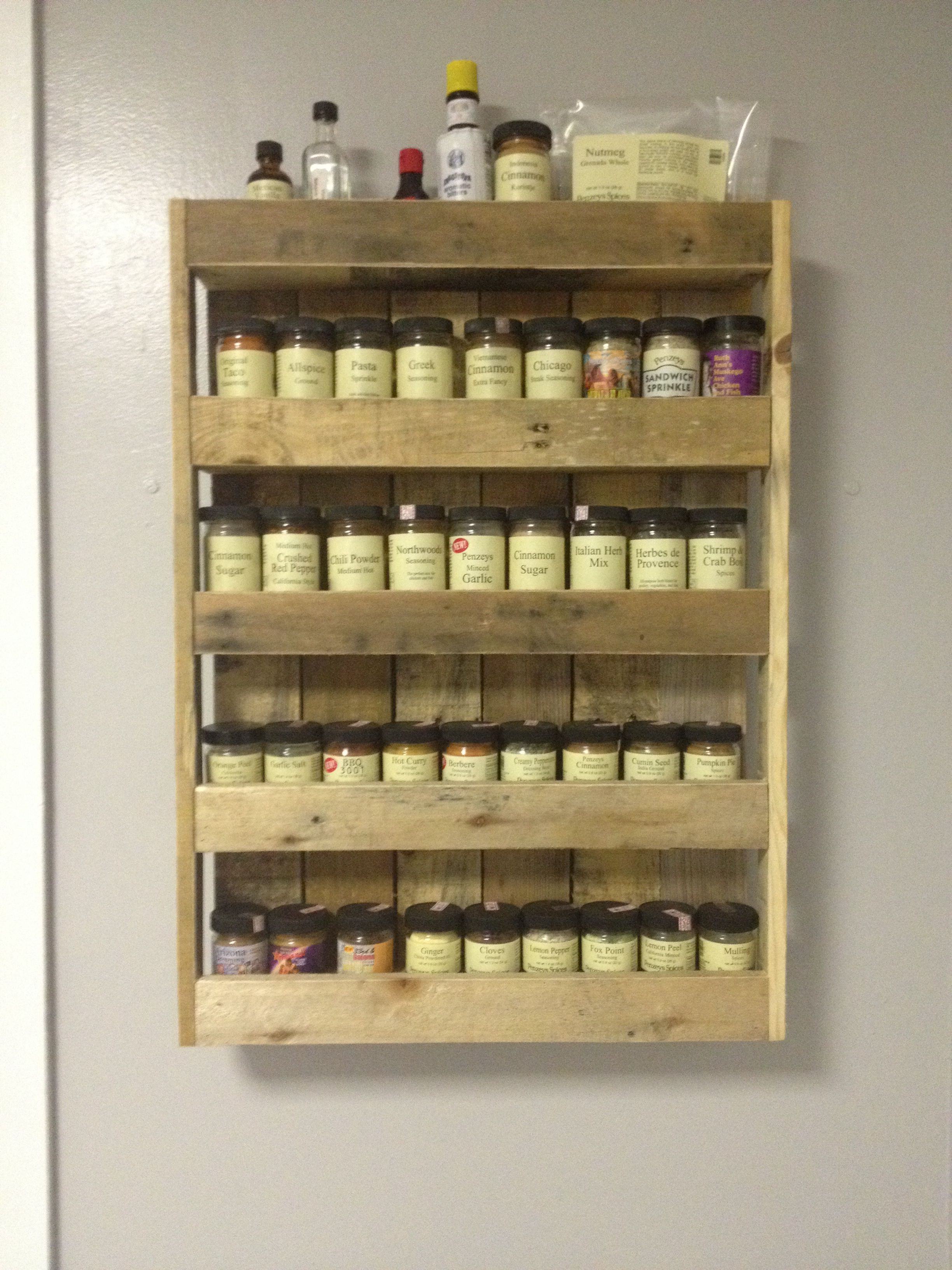 Best ideas about DIY Spice Rack Plans
. Save or Pin Spice rack made from pallets Pallet ideas Now.