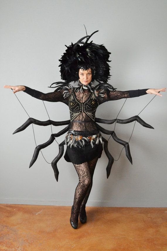 Best ideas about DIY Spider Costume For Adults
. Save or Pin Custom Black Widow Spider Costume by fBroadwayVintage on Now.