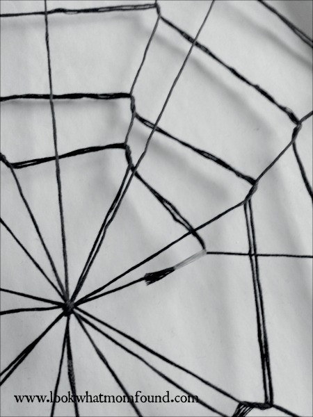 Best ideas about DIY Spider Web
. Save or Pin DIY Framed Yarn Spider Web halloween craft Now.