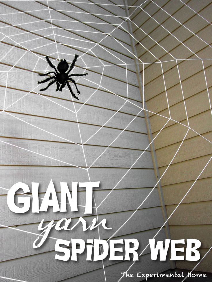 Best ideas about DIY Spider Web
. Save or Pin giant spider web made of yarn on a front porch plete Now.