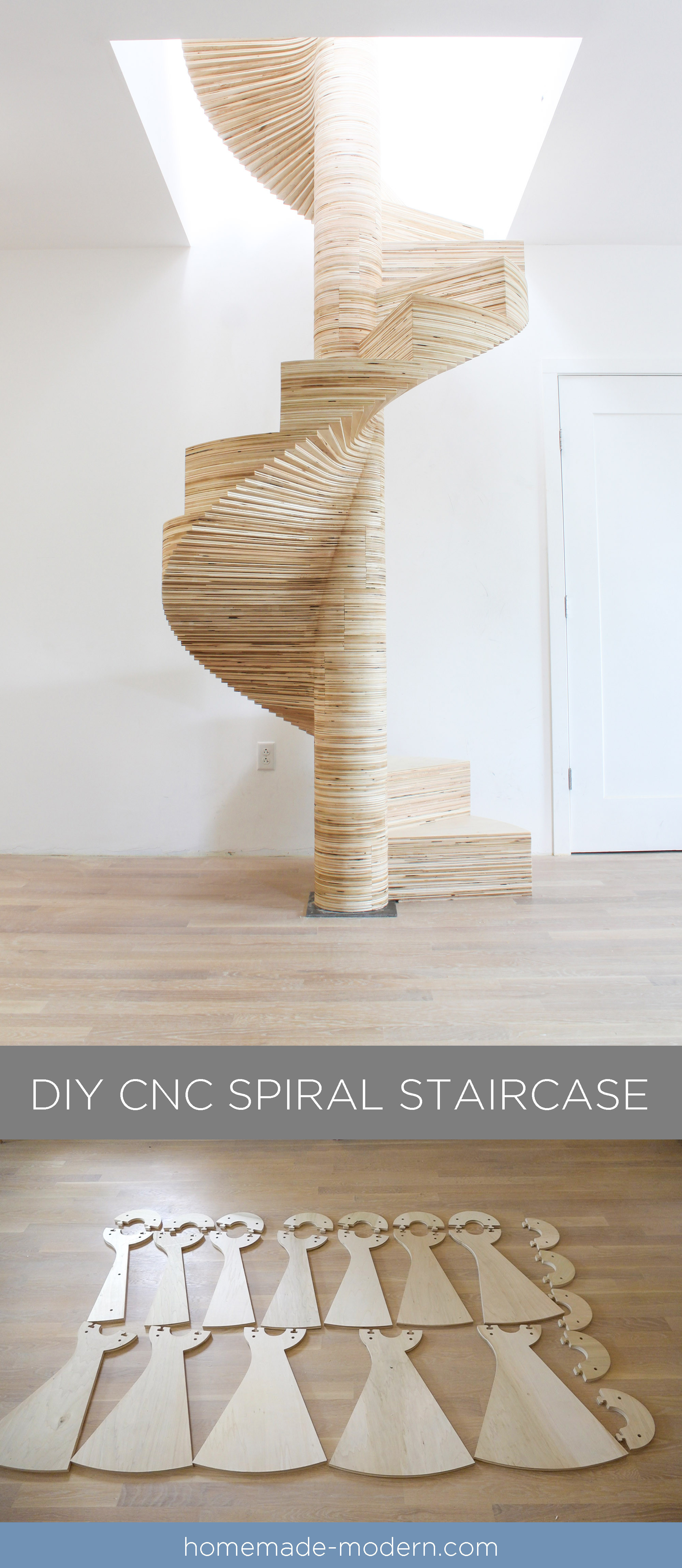 Best ideas about DIY Spiral Staircase
. Save or Pin HomeMade Modern EP99 DIY CNC Spiral Staircase Now.