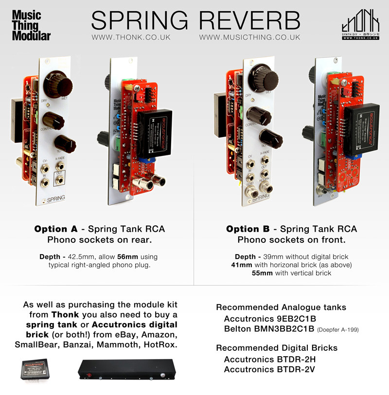 Best ideas about DIY Spring Reverb
. Save or Pin Thonk Thonk DIY Synthesizer Kits & ponents Now.