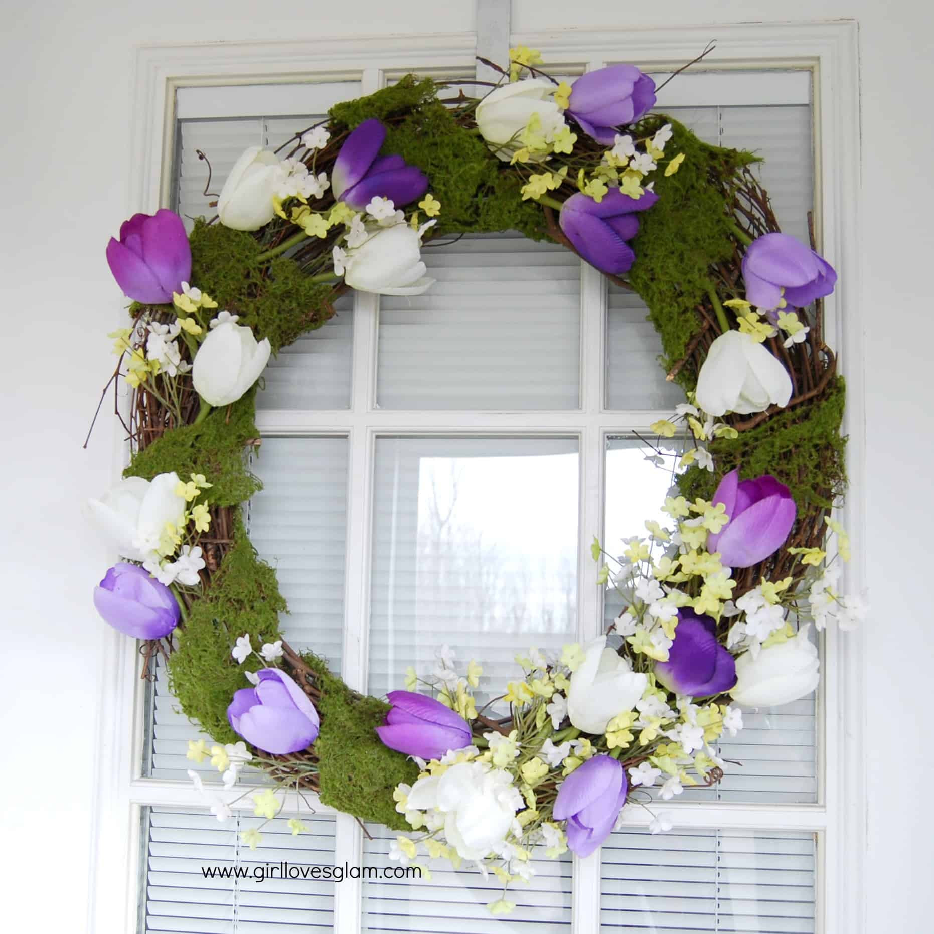 Best ideas about DIY Spring Wreath
. Save or Pin Pretty Spring Tulip and Moss Wreath Girl Loves Glam Now.