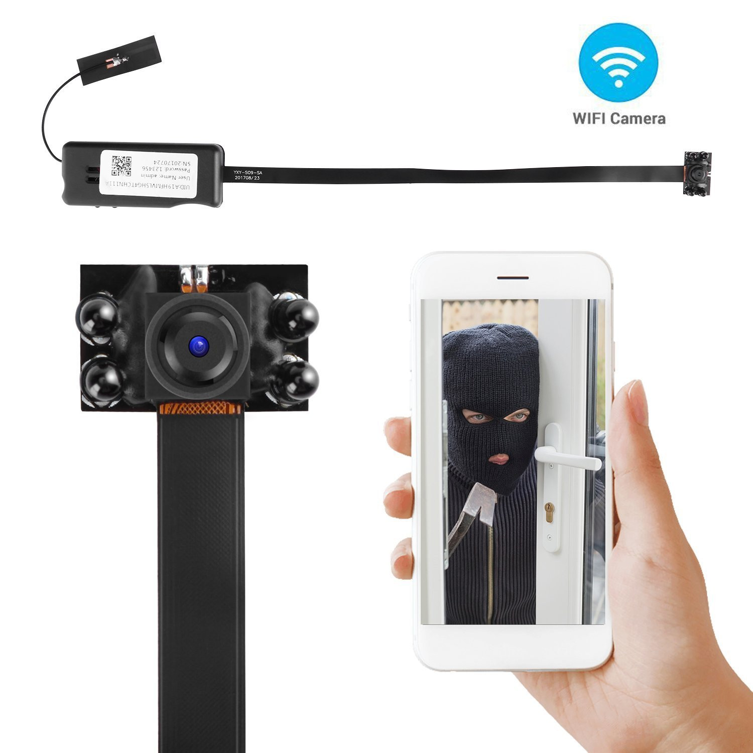 Best ideas about DIY Spy Camera
. Save or Pin Night Vision HD 1080P WIFI Hidden Spy Camera ALON DIY Now.