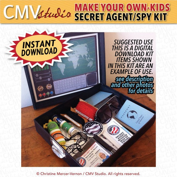 Best ideas about DIY Spy Kit
. Save or Pin Items similar to DIY Printable Make Your Own Now.
