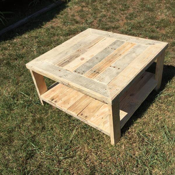 Best ideas about DIY Square Coffee Table
. Save or Pin Pallet Wood Square Coffee Table Now.