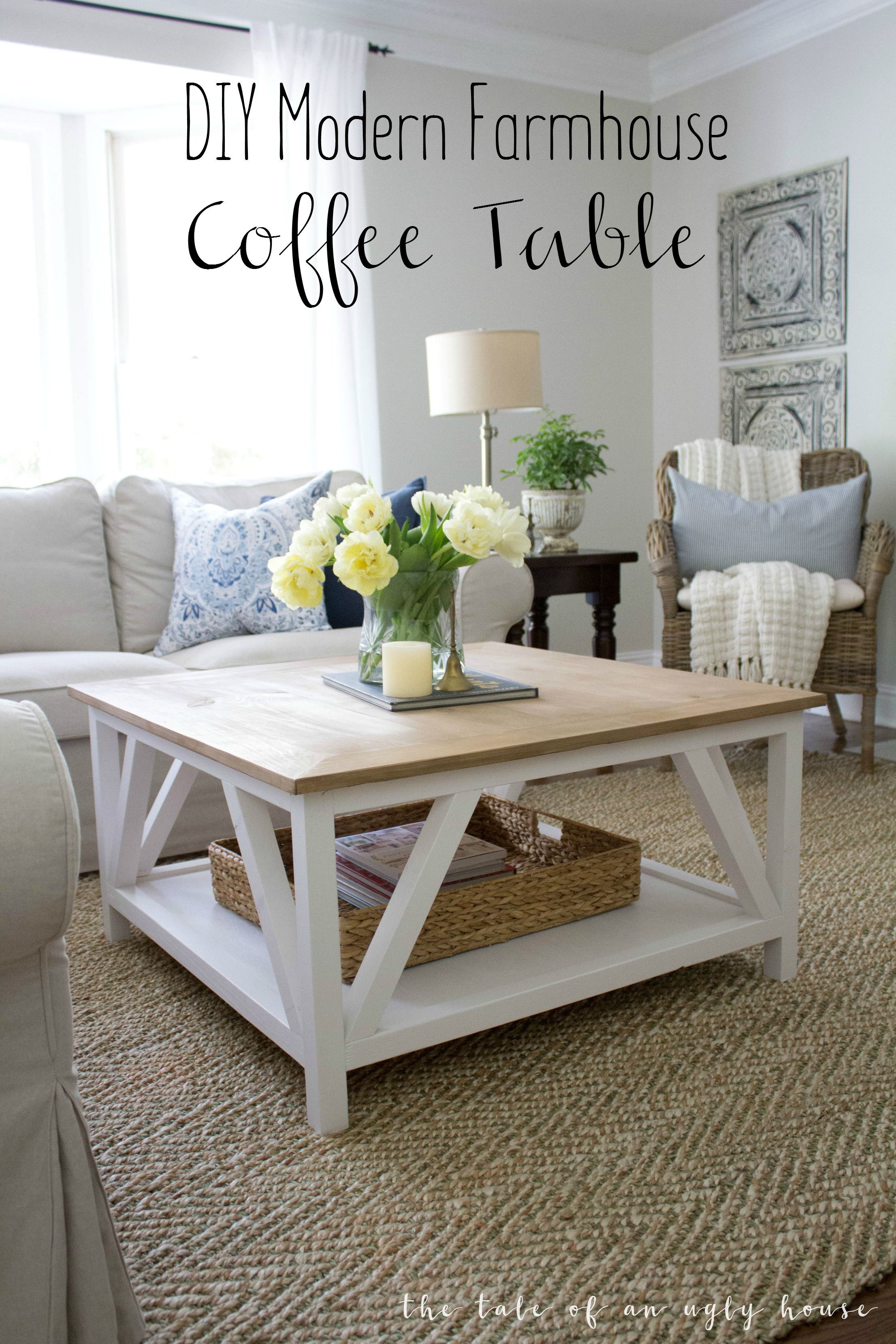 Best ideas about DIY Square Coffee Table
. Save or Pin How to build a DIY Modern Farmhouse Coffee Table Now.
