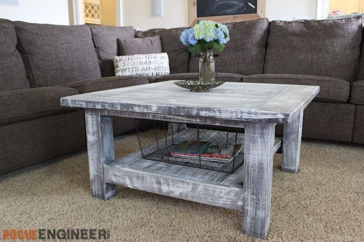 Best ideas about DIY Square Coffee Table
. Save or Pin Square Coffee Table w Planked Top Free DIY Plans Now.