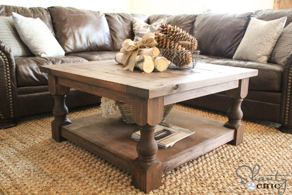 Best ideas about DIY Square Coffee Table
. Save or Pin DIY Square Coffee Table Shanty 2 Chic Now.