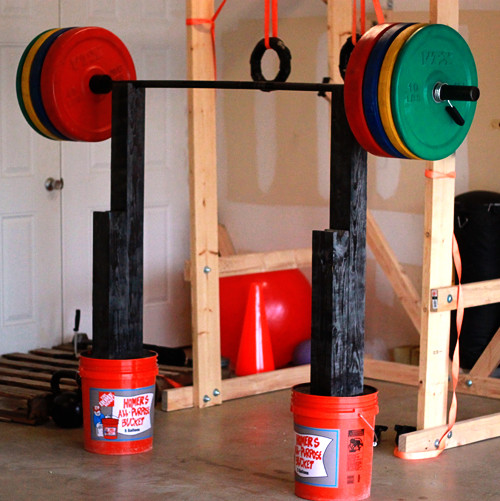 Best ideas about DIY Squat Stands
. Save or Pin Homemade Squat and Bench Press Stand Now.