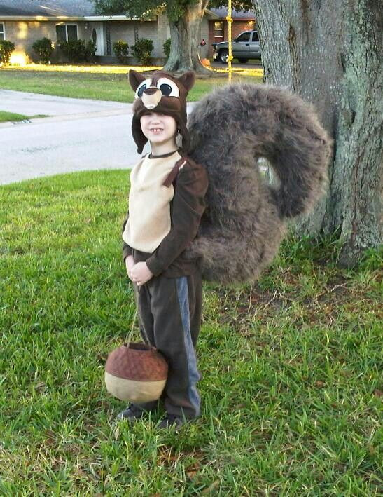 Best ideas about DIY Squirrel Costume
. Save or Pin Squirrel Halloween costume with acorn treat bucket made by Now.