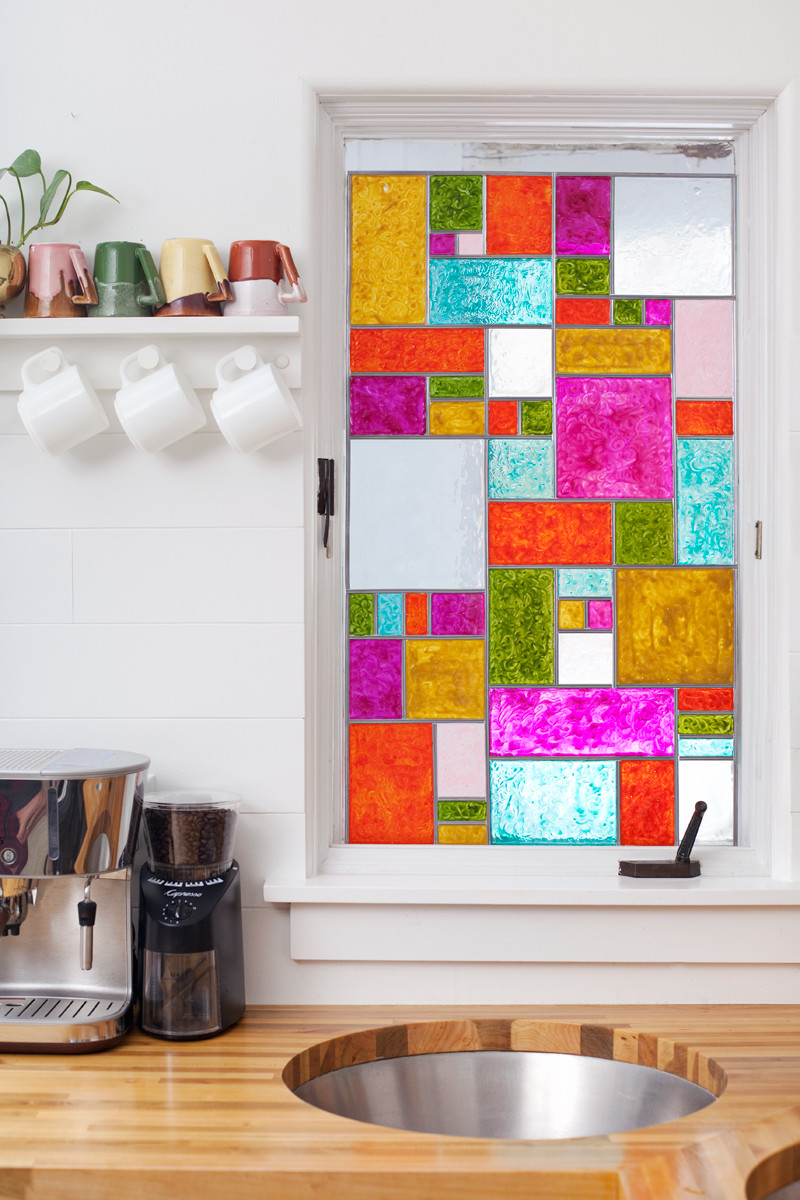 Best ideas about DIY Stain Glass Window
. Save or Pin DIY Faux Stained Glass – A Beautiful Mess Now.