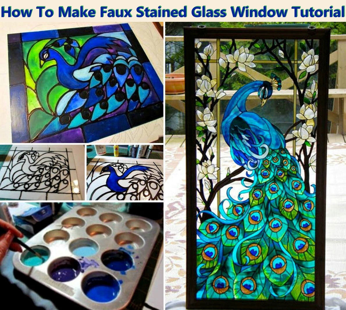 Best ideas about DIY Stain Glass Window
. Save or Pin DIY Faux Stained Glass Window Tutorial s Now.